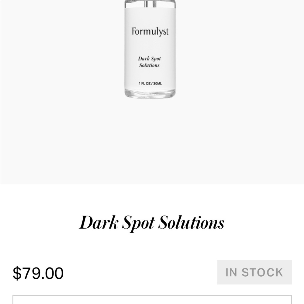 Dark Spot Solutions